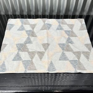 West Elm Stripe Shape Woven Sham